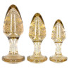 Ouch! Lot de 3 plugs Glitter Or